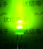 LED superbrigh สีเขียว ขนาด 5mm ชุดละ 10 ดวง